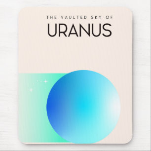 The Vaulted Sky of Uranus Mouse Pad