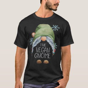 The Vegan Gnome Family Matching Christmas Pajama T-Shirt