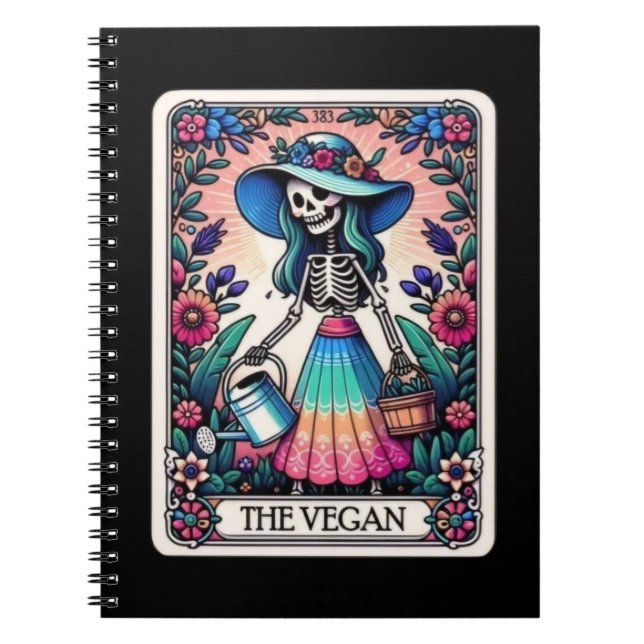 The Vegan Tarot Card Notebook Collection (Front)