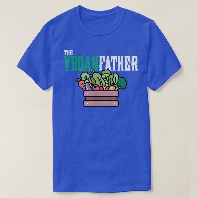 The Veganfather Funny Vegetarian Herbivore Plant B T-Shirt (Design Front)