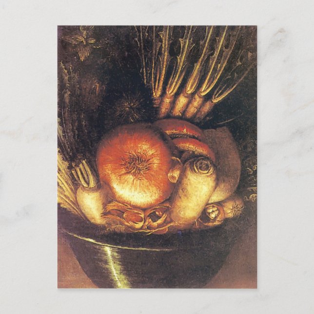 The Vegetable Bowl by Giuseppe Arcimboldo Postcard (Front)