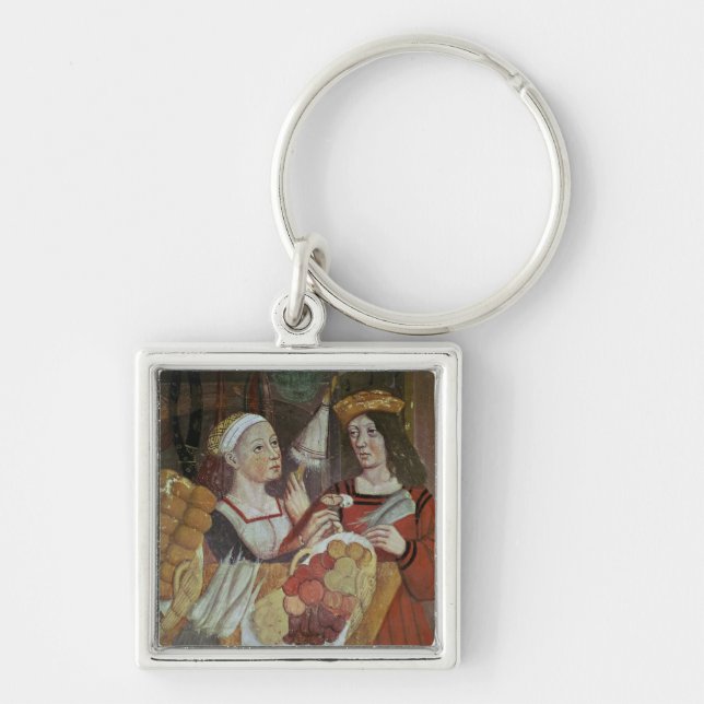 The Vegetable Market Key Ring (Front)