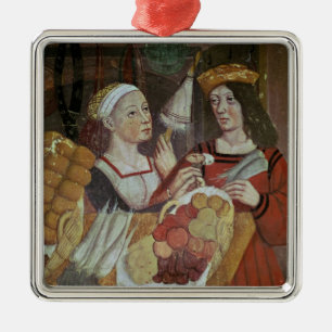 The Vegetable Market Metal Ornament