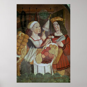 The Vegetable Market Poster