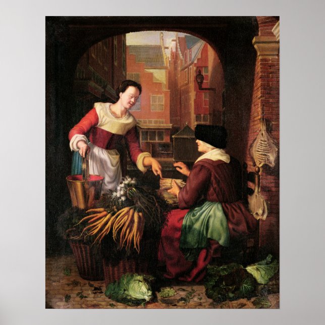 The Vegetable Seller Poster (Front)