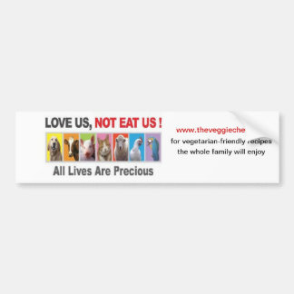 The Veggie Chef Bumper Sticker! Sticker