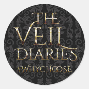 The Veil Diaries Classic Round Sticker