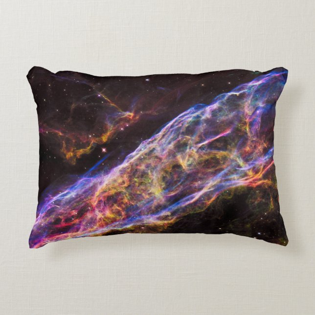 The Veil Nebula Decorative Cushion (Front)