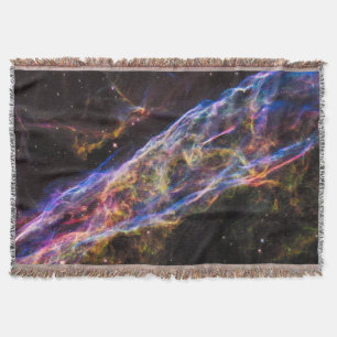 The Veil Nebula Throw Blanket