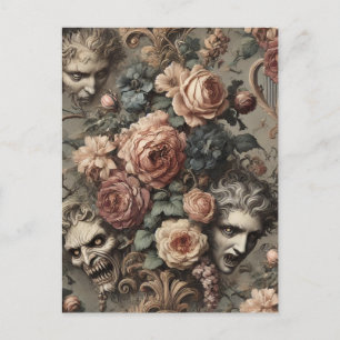The Velvet Crash – Gothic Victorian  Holiday Postcard