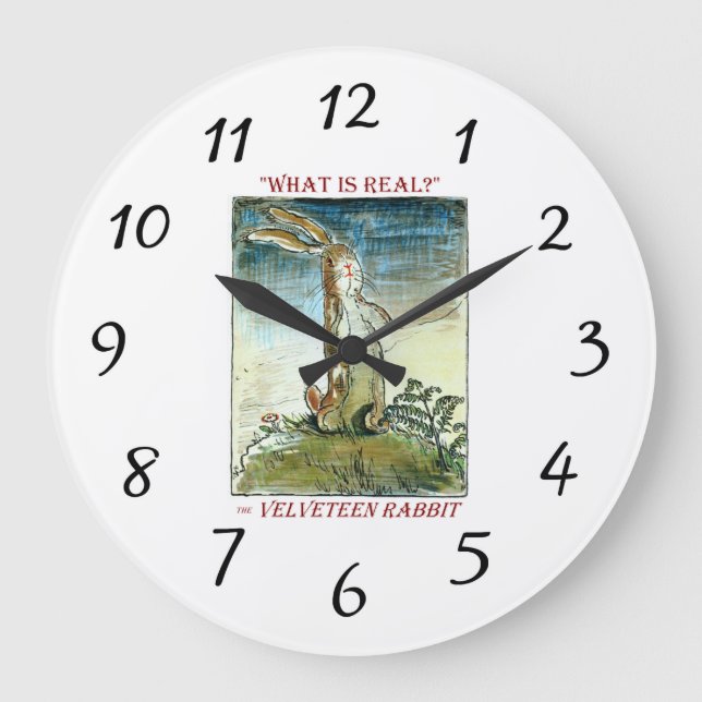 The Velveteen Rabbit Clock (Front)