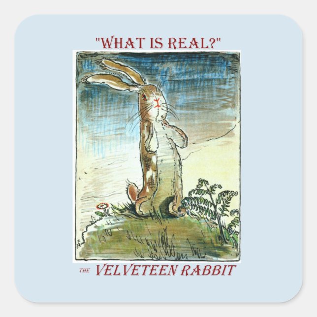 The Velveteen Rabbit Sticker (Front)