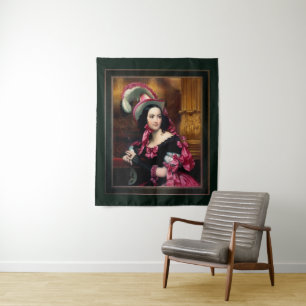 The Venetian At The Mask Ball by Joseph Court Tapestry