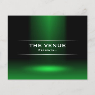 The Venue Presents - Green Flyer