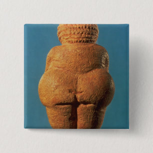 The Venus of Willendorf 15 Cm Square Badge