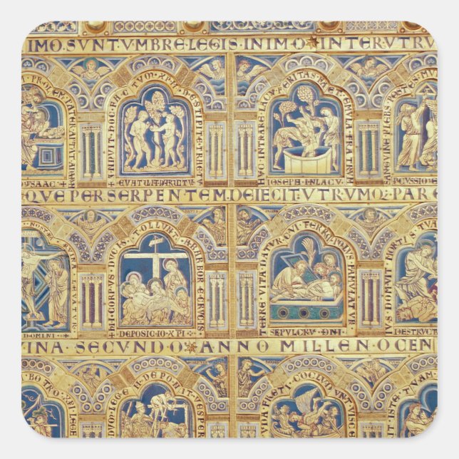 The Verdun Altar, decorative depicting Square Sticker (Front)