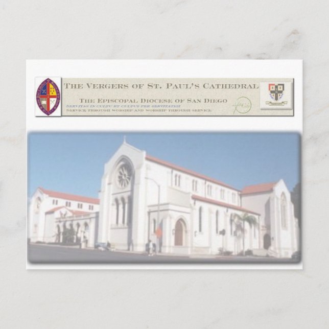 The Vergers of St. Paul's Cathedral Postcard (Front)