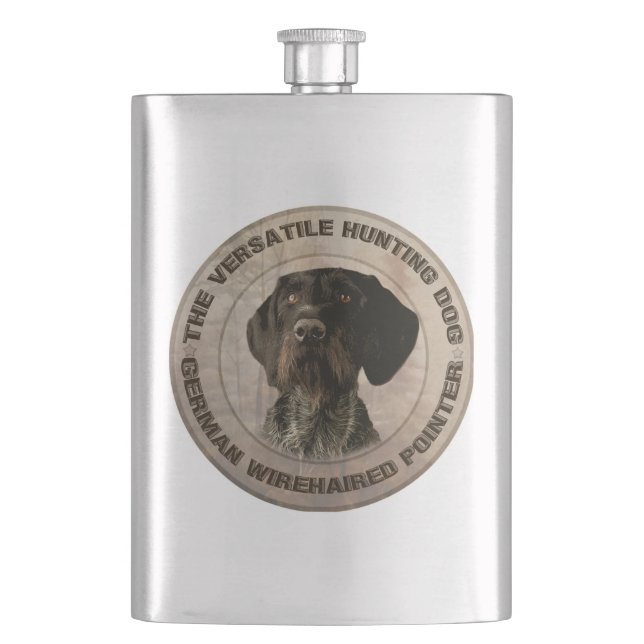 The Versatile Hunting Dog Flask (Front)