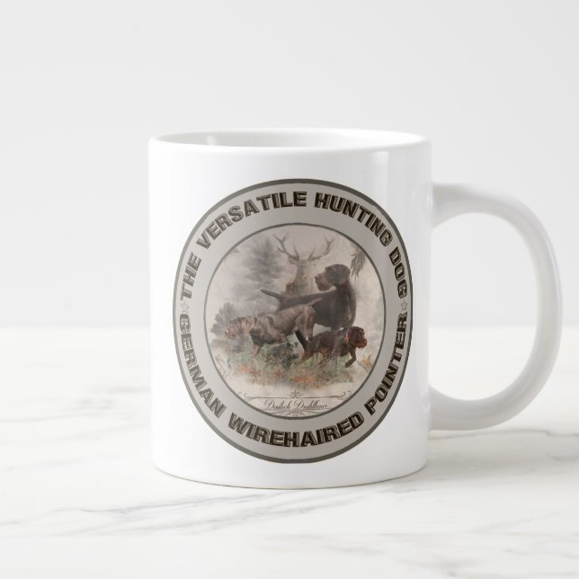 The Versatile Hunting Dog Sticker Car Magnet Paper Large Coffee Mug (Right)