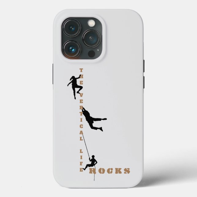 The Vertical Life - Rock Climbing Design Case-Mate iPhone Case (Back)