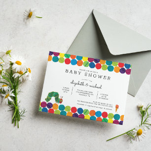 The Very Hungry Caterpillar Baby Shower Invitation