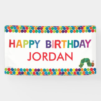 The Very Hungry Caterpillar Birthday Banner