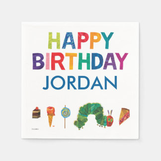 The Very Hungry Caterpillar Birthday Napkin