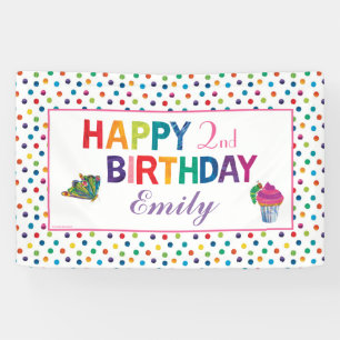The Very Hungry Caterpillar Butterfly Birthday Ban Banner