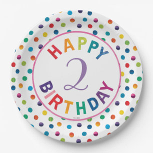 The Very Hungry Caterpillar Butterfly Birthday Paper Plate