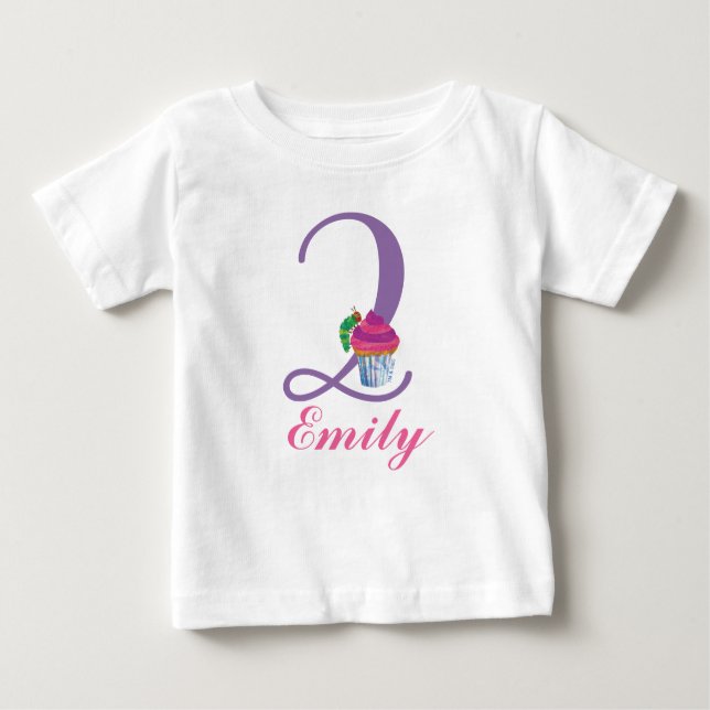 The Very Hungry Caterpillar First Birthday Baby T-Shirt (Front)