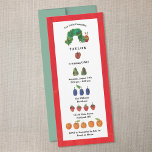 The Very Hungry Caterpillar Fruit Birthday Invitation<br><div class="desc">Personalize your own 4x9.25 card. Click the Customize button to insert your art, designs, or photos to create a unique 4x9.25 invite card! Try adding text using cool fonts and see a preview of your creation! Our simple to personalize 4x9.25 invite card has no minimum orders & is made after...</div>