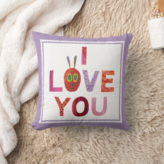The Very Hungry Caterpillar | I Love You Cushion (Blanket)