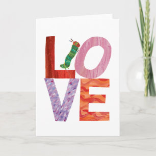 The Very Hungry Caterpillar   LOVE Card