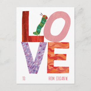 The Very Hungry Caterpillar   LOVE Holiday Postcard