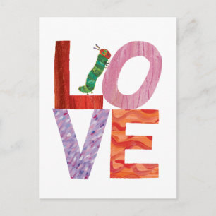 The Very Hungry Caterpillar   LOVE Postcard