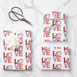 The Very Hungry Caterpillar   LOVE Wrapping Paper Sheet