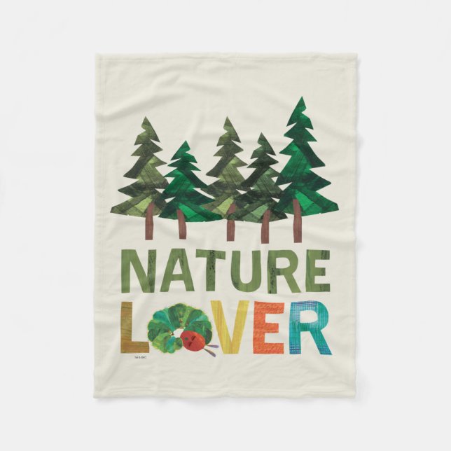 The Very Hungry Caterpillar Nature Lover Fleece Blanket (Front)