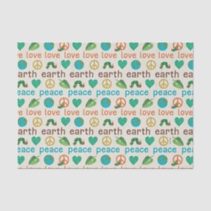 The Very Hungry Caterpillar Peace Love Earth Tissue Paper
