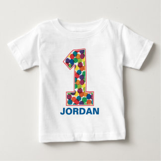 The Very Hungry Caterpillar Polka Dot 1st Birthday Baby T-Shirt