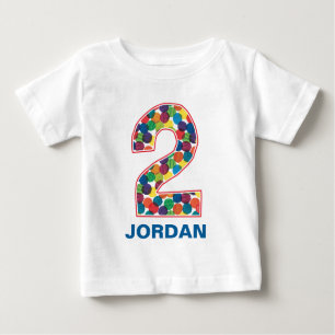 The Very Hungry Caterpillar Polka Dot 2nd Birthday Baby T-Shirt