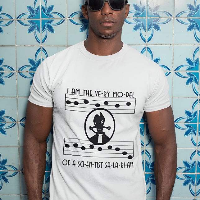 The Very Model of a Scientist Salarian T-Shirt (Creator Uploaded)