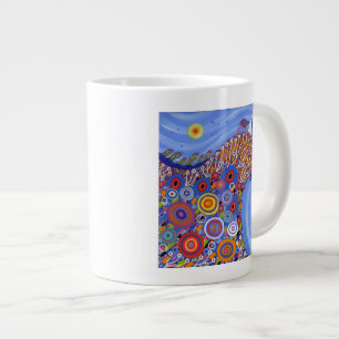 The Very Precarious Sheep 2014 Large Coffee Mug