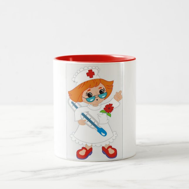 THE VERY SPECIAL **NURSE'S** Two-Tone COFFEE MUG (Center)
