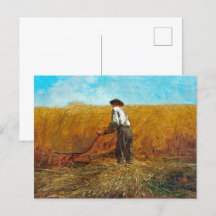 The Veteran in a New Field   Winslow Homer   Postcard