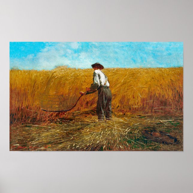 The Veteran in a New Field | Winslow Homer | Poster (Front)