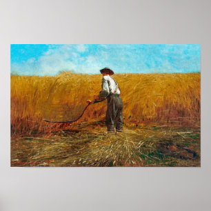 The Veteran in a New Field Winslow Homer Poster