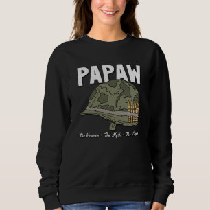 The Veteran The Myth The Legend - Papaw Sweatshirt