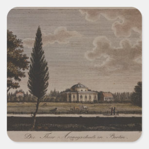 The Veterinary School, Berlin, 1795 Square Sticker