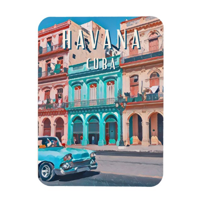 the vibrant atmosphere of Havana Magnet (Vertical)
