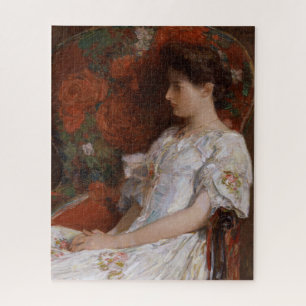 The Victorian Chair by Childe Hassam Jigsaw Puzzle